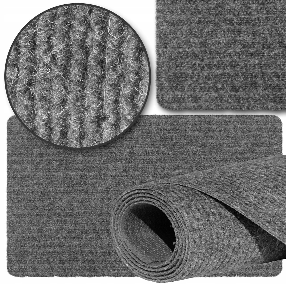 MadLand Buitenmat Deurmat 80x120 cm - Antislip Textiel Multicolor
