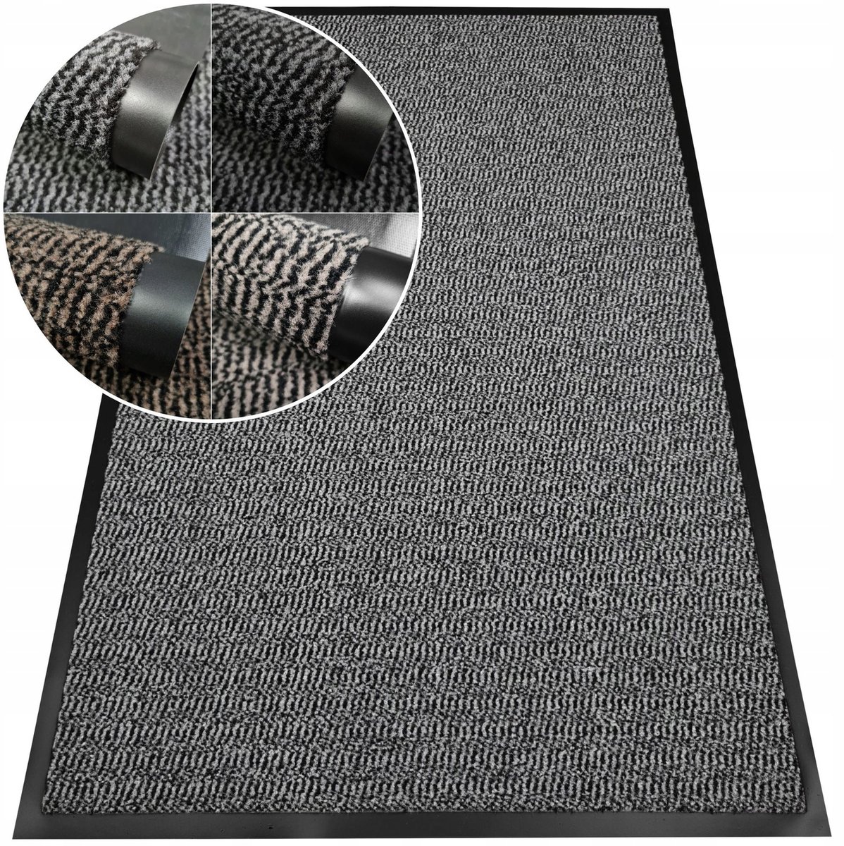 Deurmat 40x60 cm - Antislip, Rubberen Onderkant, Vuilafstotend