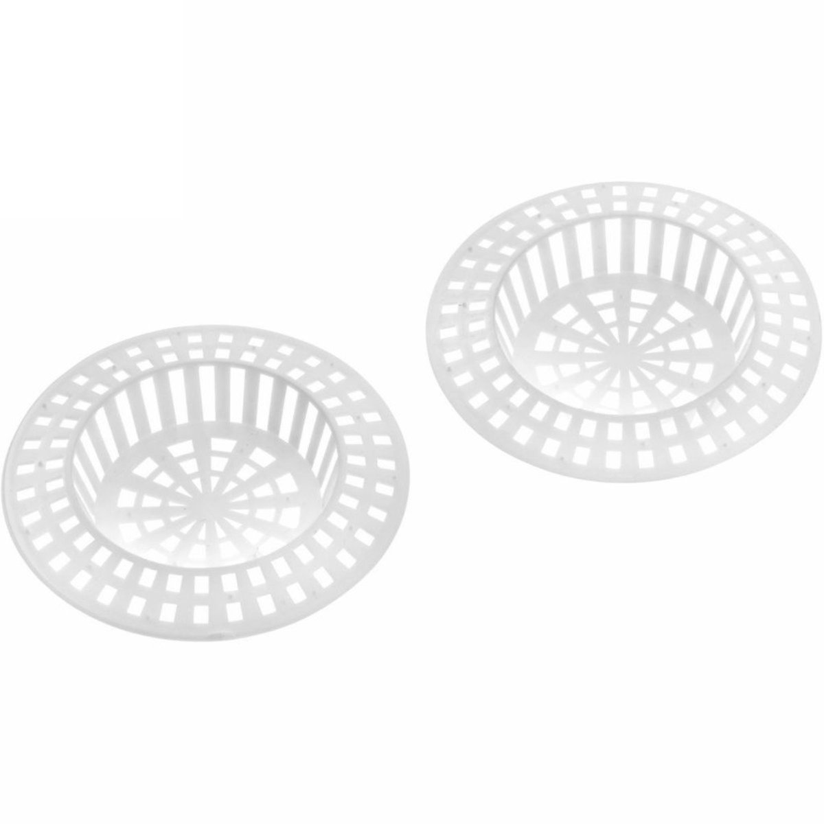Scoby - Gootsteenzeefjes - Afvoerzeefjes - Gootsteenfilter - Sink Strainer - 2 stuks - Wit