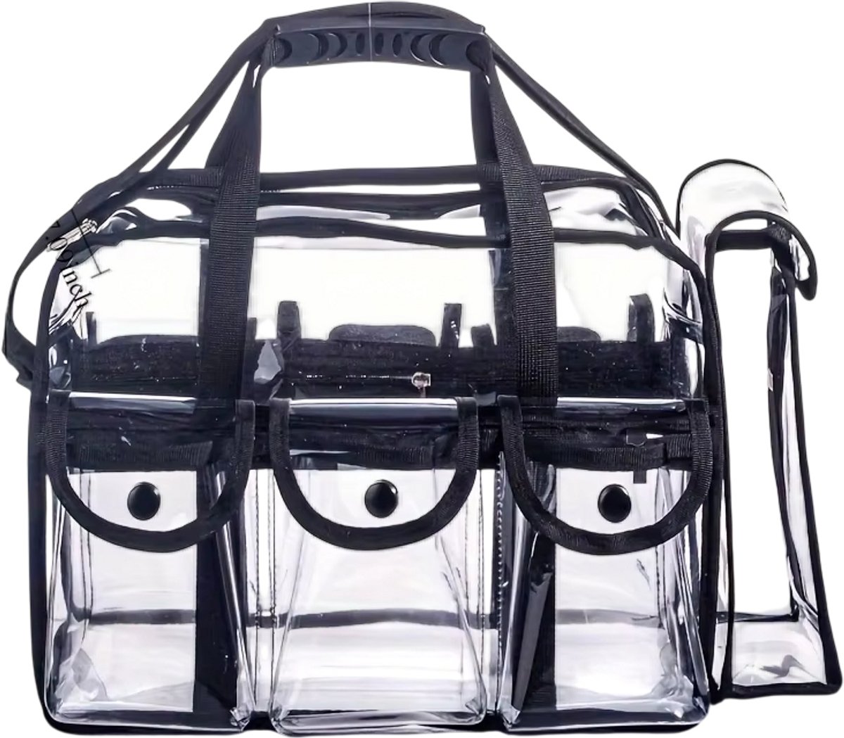 Transparante Toilettas – PVC Make-uptas en Reisorganizer met Grote Capaciteit, Waterdichte Strandtas voor Zwembad en Reizen