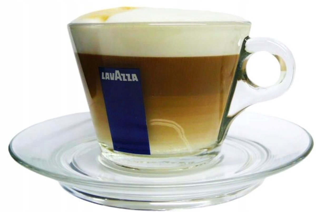 LAVAZZA Cappuccino Glas met Schotel - 150 ml