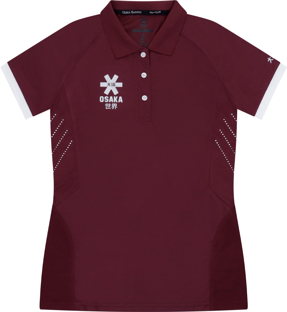 Osaka Women Polo Jersey Rood donker