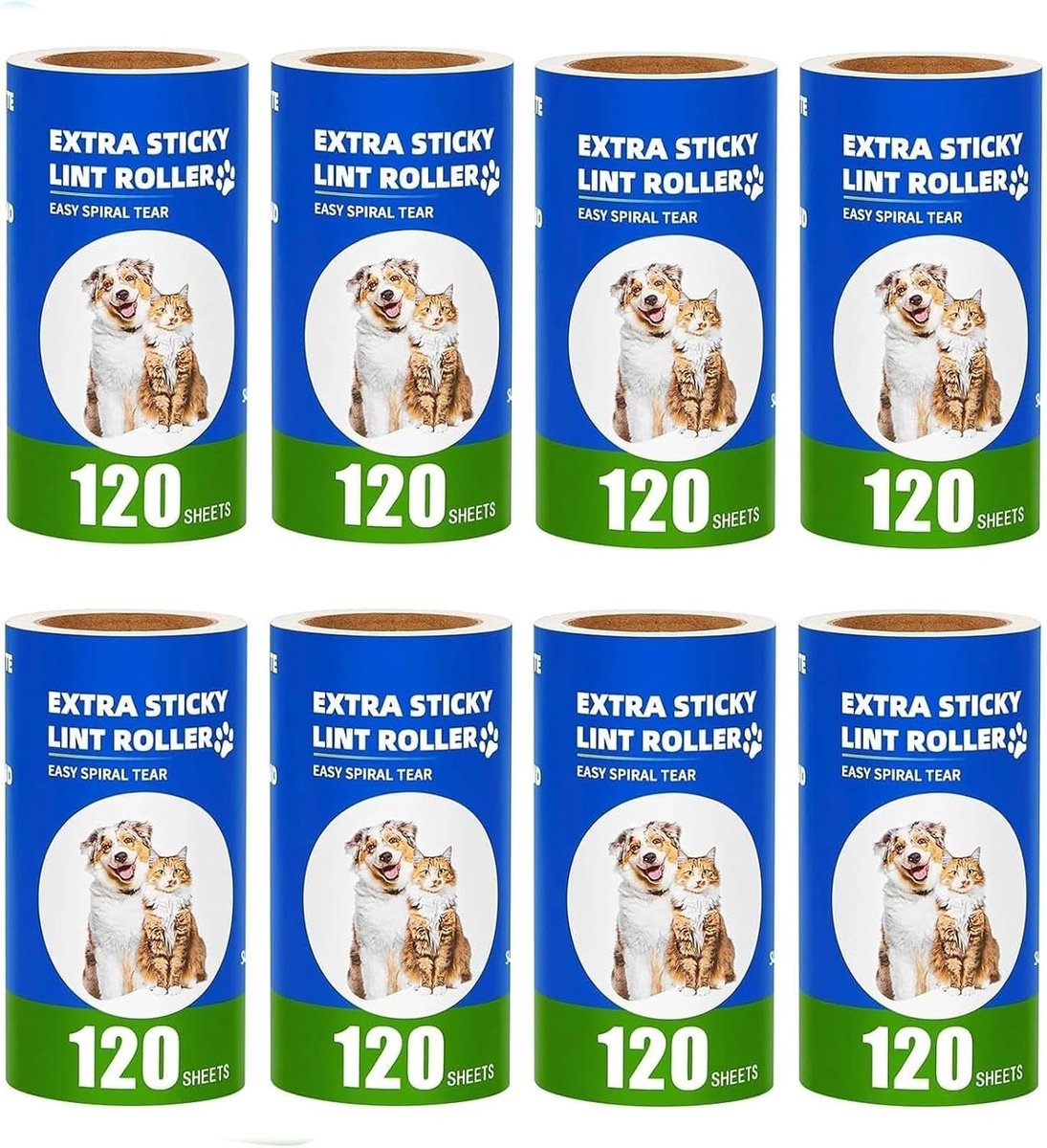 Pluizenverwijderaar - Wit - 10 cm breed - Plakrollers met 960 vellen - Voor Kleding en Meubels