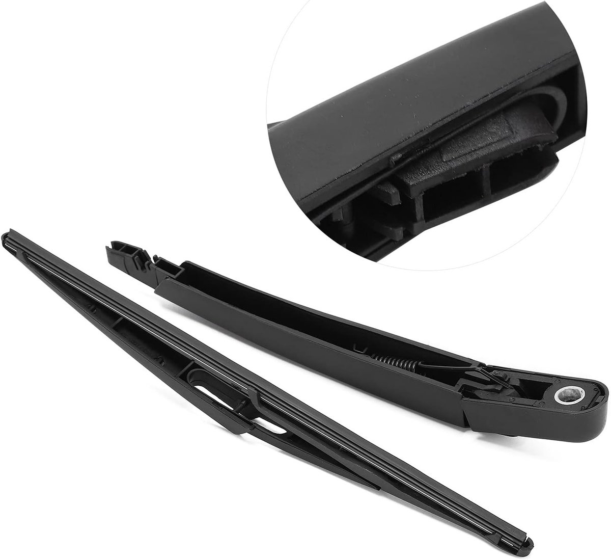 Achterruitenwisserarm A1648200744 - vervangbaar - rubber met grafietcoating - zorgt voor helder zicht - ShopVlot