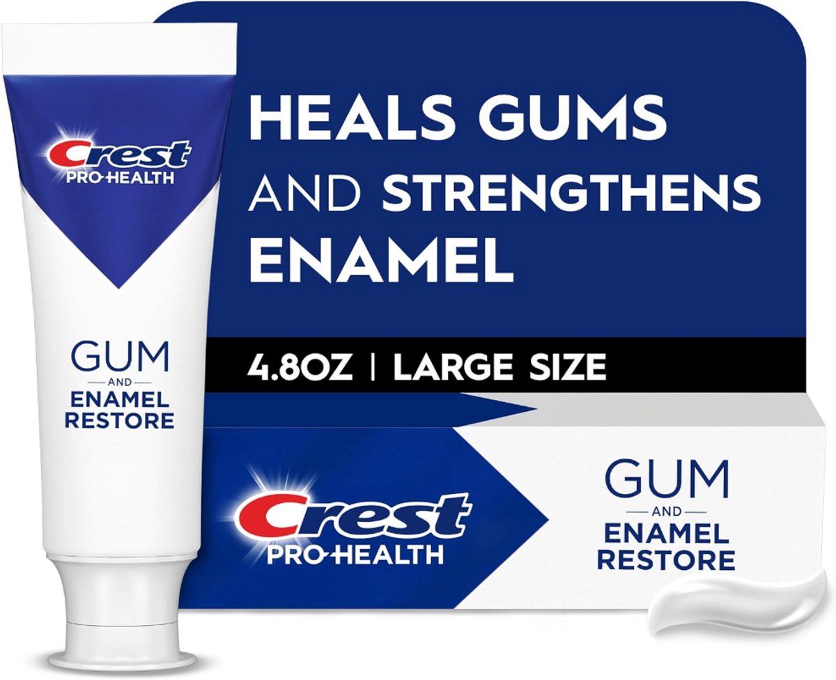 Crest Pro-Health Gum & Enamel Restore Tandpasta – 141 g – Fluoride – Bescherming tegen Cariës – Voor Tandvlees, Tandglazuur & Gevoelige Tanden