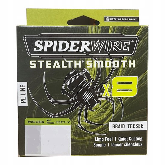 SpiderWire Stealth Smooth 8 - moss green - 150 m - 0.13 mm van Spiderwire — afbeelding 2