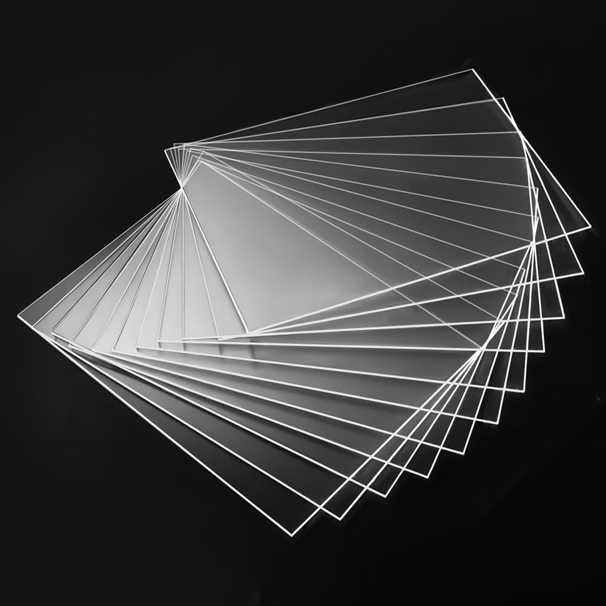 Acrylplaten 13x18cm - Transparante plexiglas panelen - 1mm dik - Perfect voor decoratie - ShopVlot