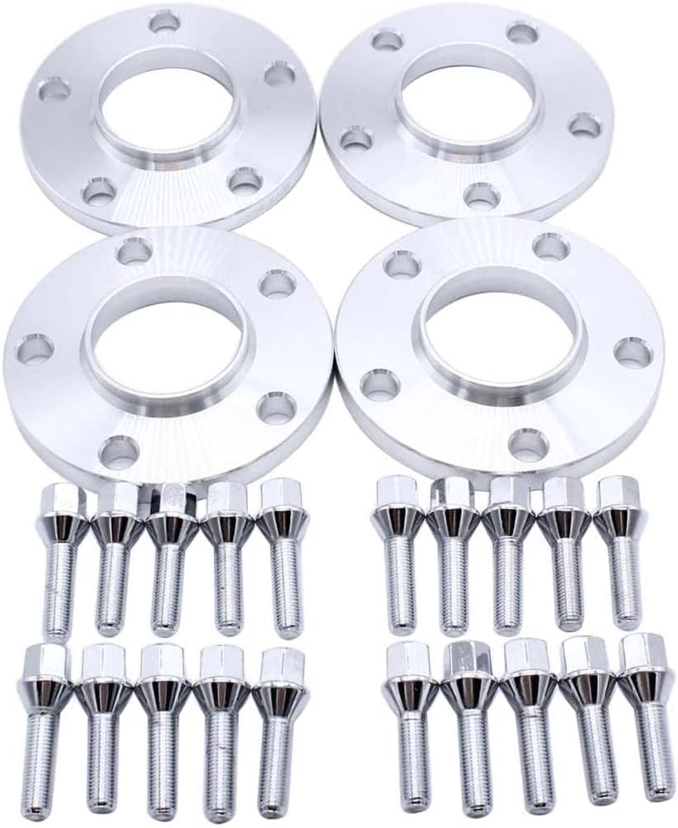 Spacer discs 12mm & 15mm - Aluminium - 5x120mm - Verbeter de stabiliteit van uw auto - ShopVlot