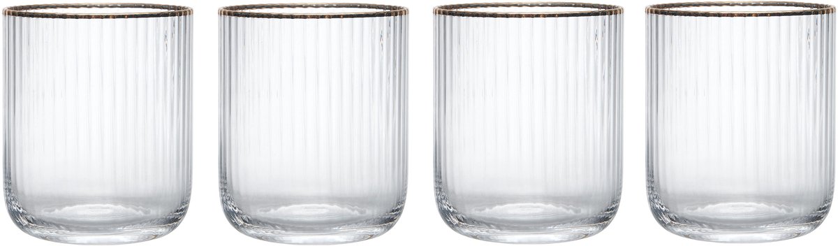 Mikasa - Tumblers - Sorrento - Kristalglas - Set van 4 - 400ml