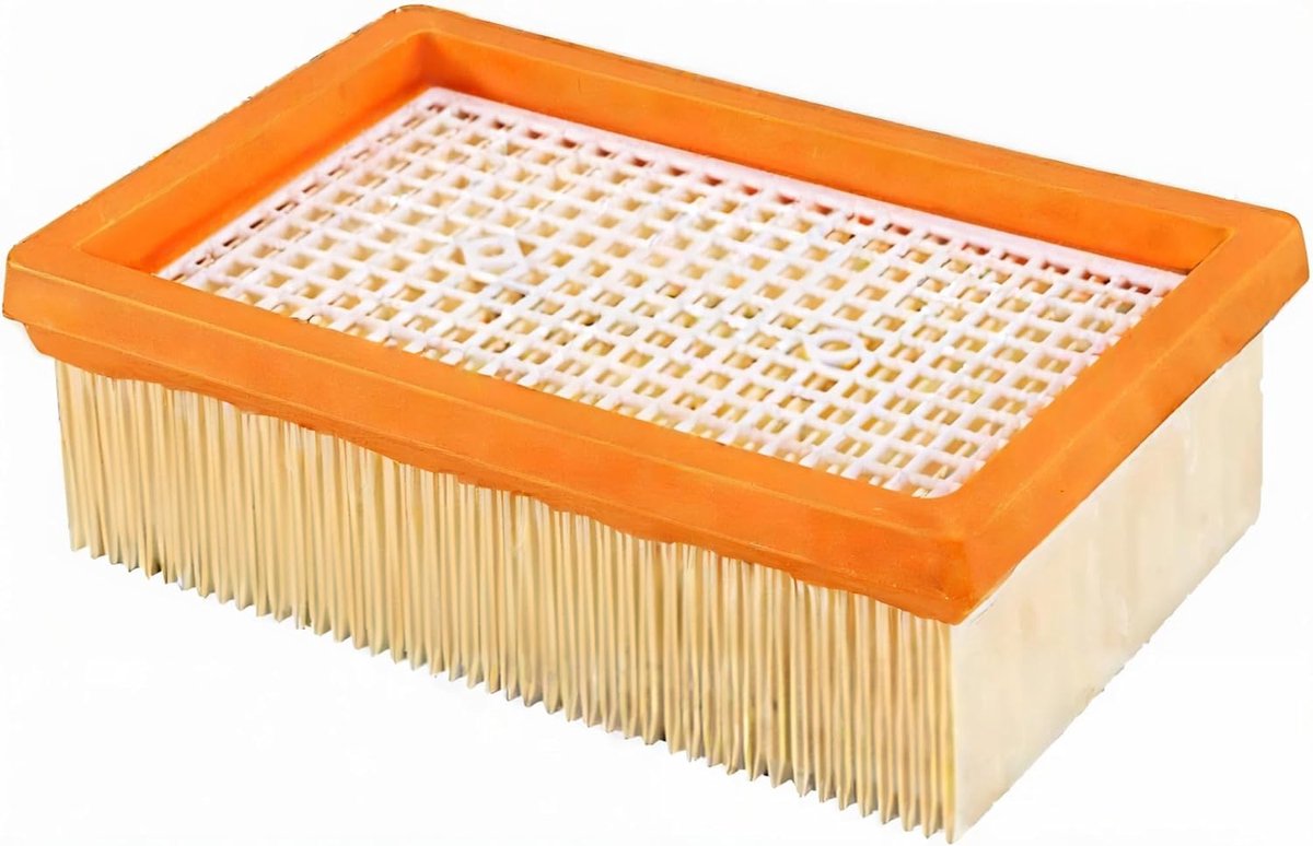 Flat filter compatible with Karcher 2.863-005.0 WD4 WD5 WD6 (Premium) Filter MV4 MV5 MV6 Cartridge Filter Cartridge - ShopVlot