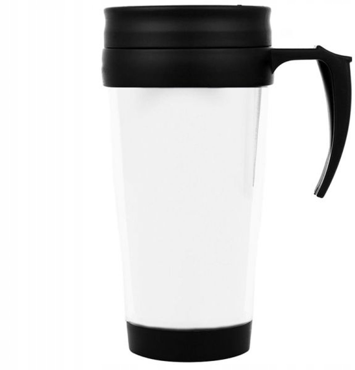 Fort Worth Thermobeker 400ml Wit Kunststof - Past in Autohouder