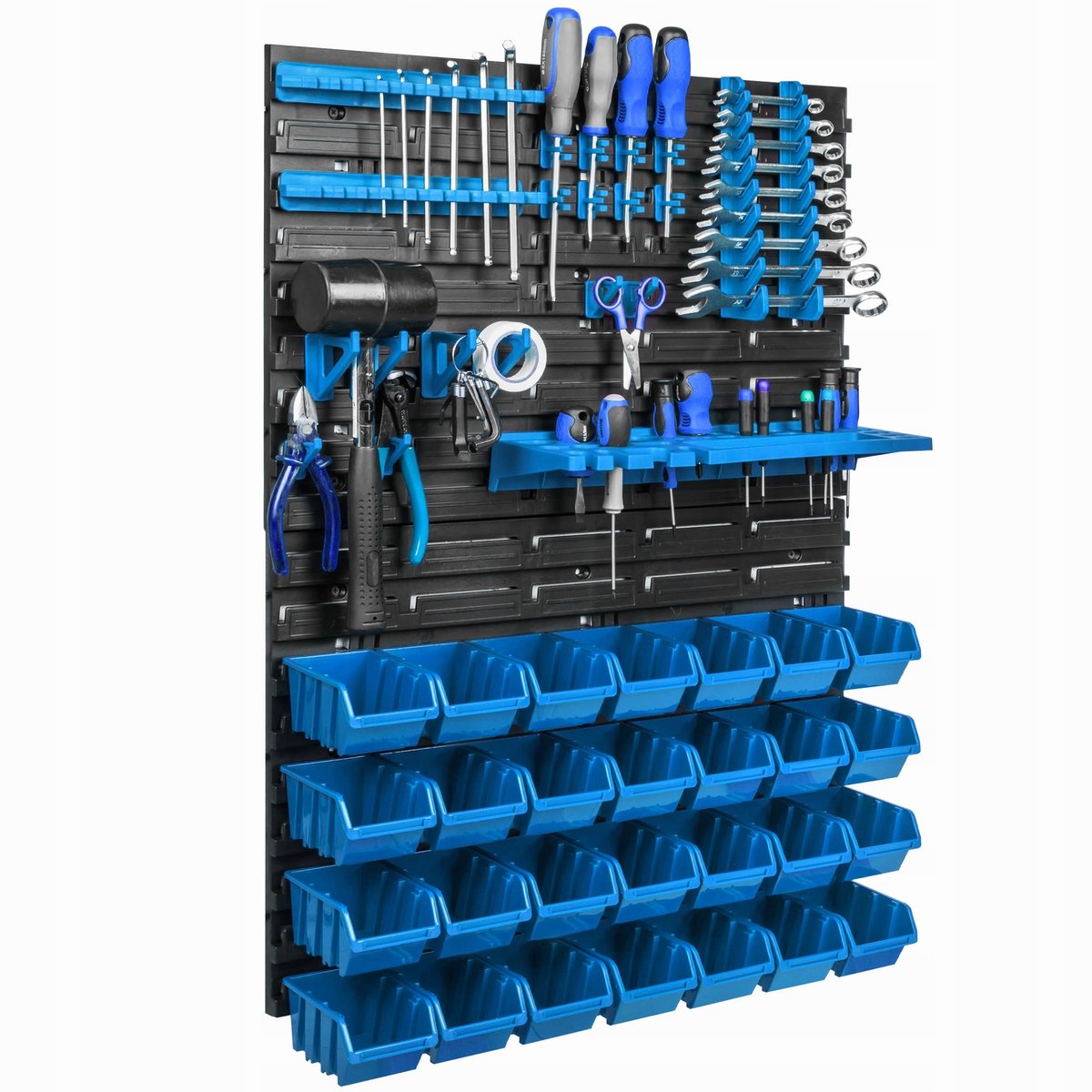 Gereedschapswand Garage met 28 Bakjes - Wandorganizer
