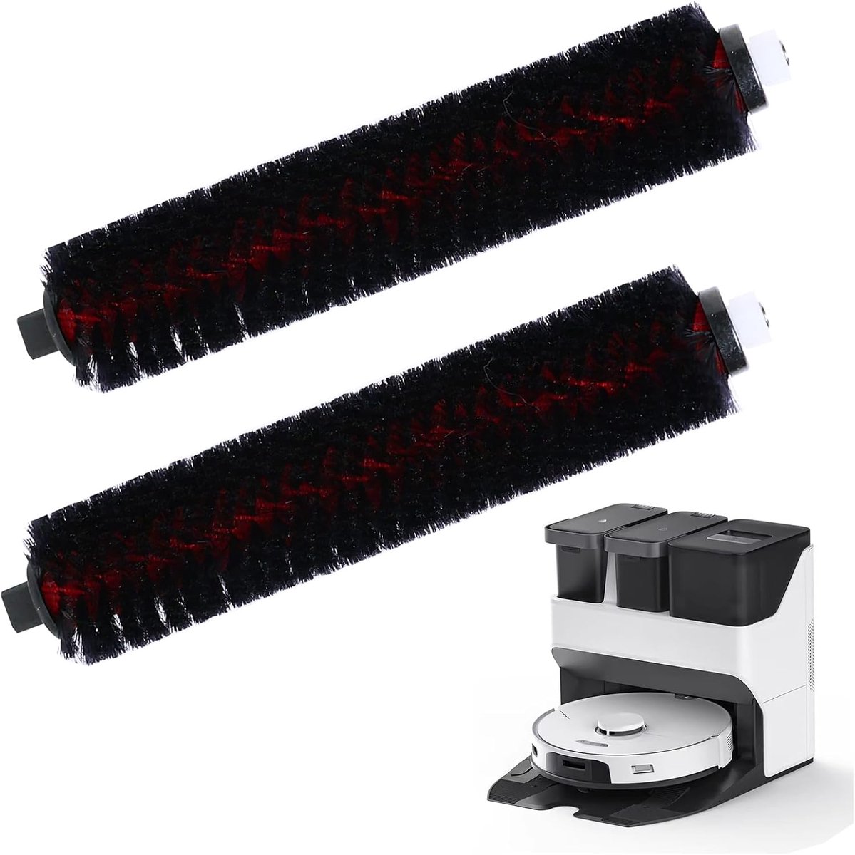 Schoonmaakborstels 2 Pack - Hoogwaardige Rotatieborstels - Verwijderbaar - Voor Roborock S7/S8 Pro - ShopVlot