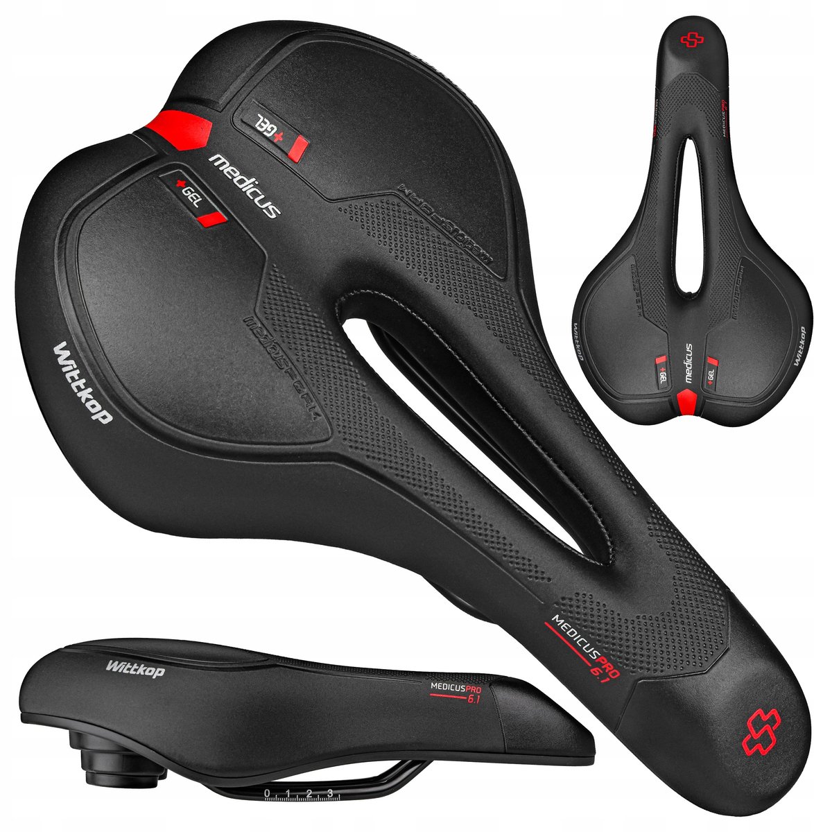 Merkloos Gel Zadel voor Trekkingfietsen - Comfortabel en Ergonomisch