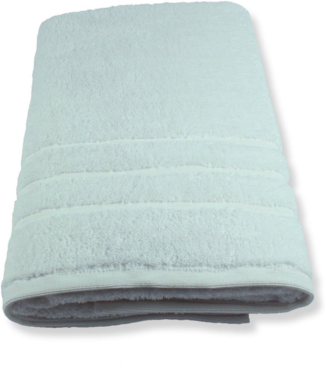 Douchehanddoek 75x160cm - Wit - Zacht en absorberend - Perfect voor na het douchen - ShopVlot