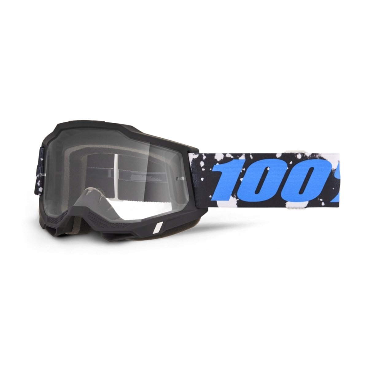 100% Accuri 2 Callisto-bril - Helder glas - Zwart/Wit/Blauw