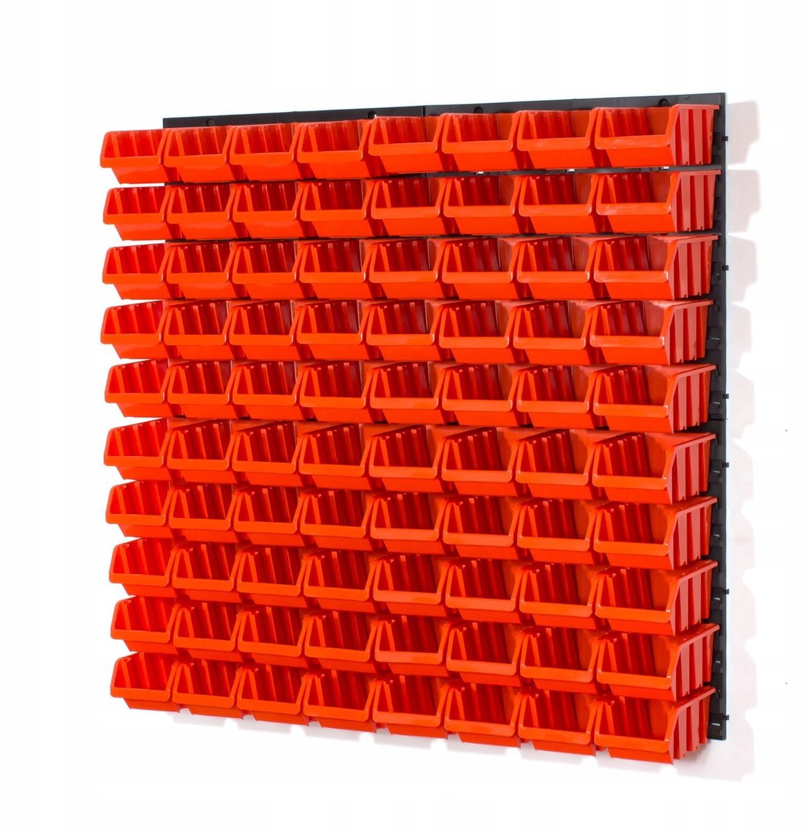 Gereedschapswand 80x80cm met 80 opbergbakjes - Merkloos