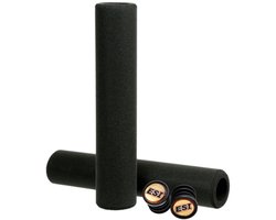 ESI Grips Racer’s Edge Fiets Handvatten – Siliconen – 130 mm / Ø 30 mm - Zwart
