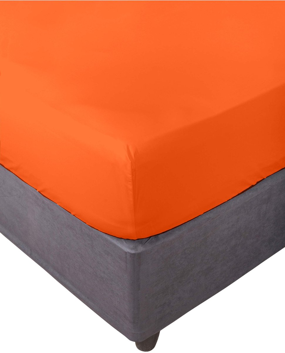 Hoeslaken 150 x 200 x 30 - katoen/polyester - elastisch en zacht - comfortabel voor een goede nachtrust - ShopVlot
