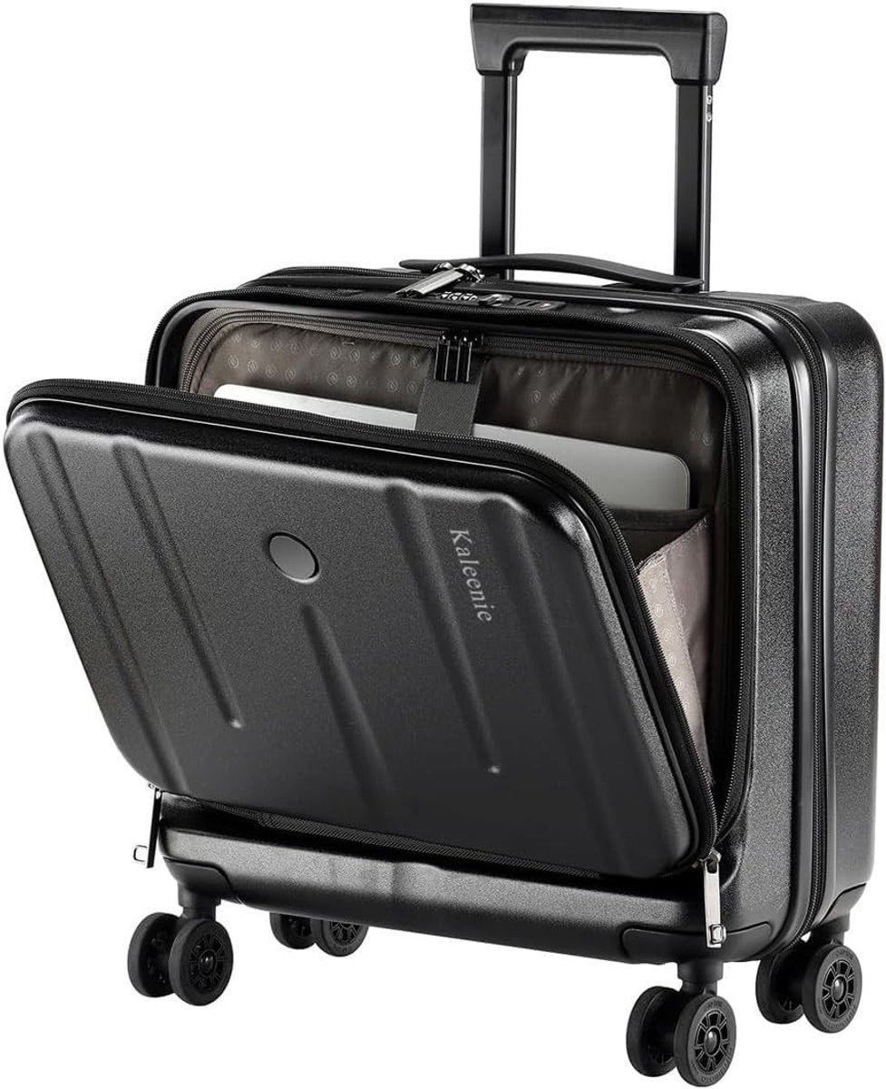 Bagage - Zwart - 16 Inch - ABS+PC Koffer - Voor Reizen