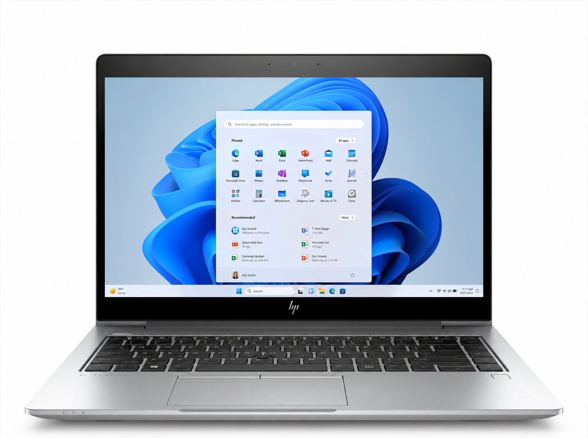 HP EliteBook 840 G5 - Intel Core i5-8250U - 8 GB - 256 GB SSD - 14.1 inch - Windows 11 - QWERTY