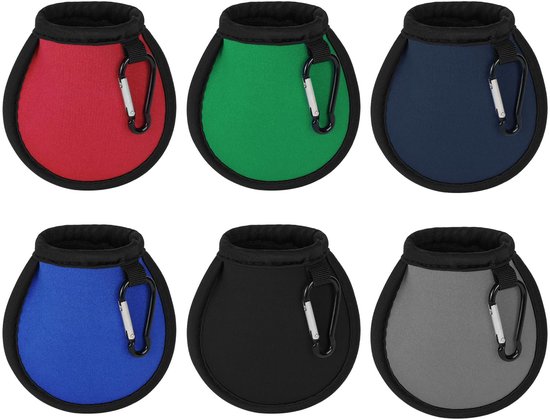 Golfball Reinigingset - 6 Draagbare Reinigingszakken met Karabiner — afbeelding 2