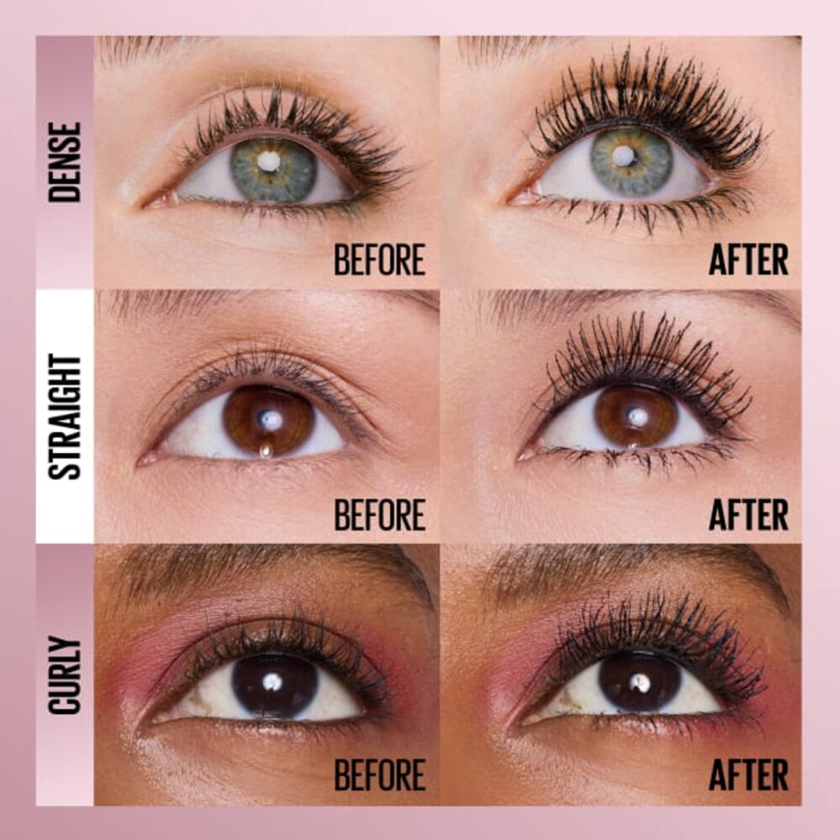 Maybelline - Lash Sensational Sky Tubes Mascara Black - 3 x 7,2 ml - Voordeelverpakking