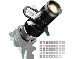 DF DIGITALFOTO Optical Snoot Bowens Mount Gobo Projector, with 39 Gobos, Projection Mount for Photography Spotlight - ShopVlot