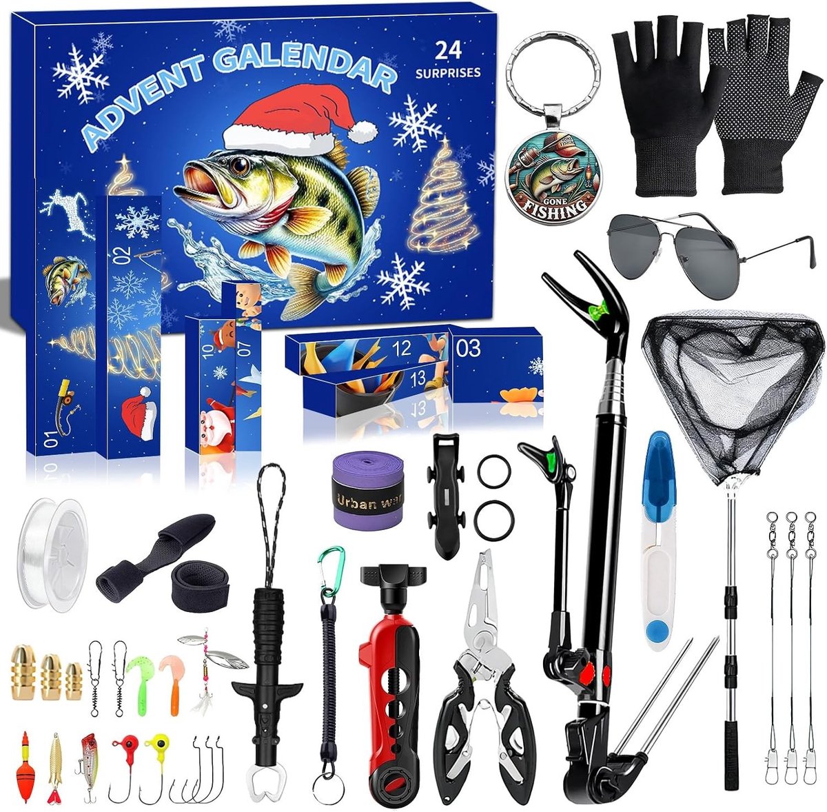 Adventskalender - Blauw - Voor Volwassenen