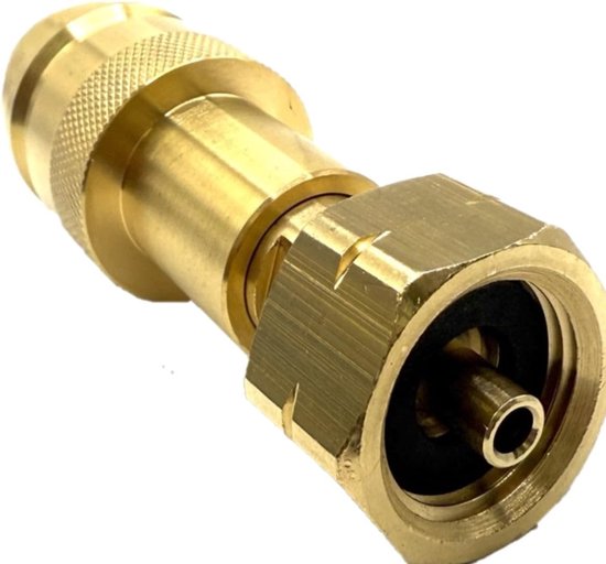 LPG Clip-On Adapter 35 mm Jumbo met Spanje Adapter - Propaan/Butaan Gas Cilinder Navulconnector, ongereguleerd, G.56 - ShopVlot — afbeelding 4