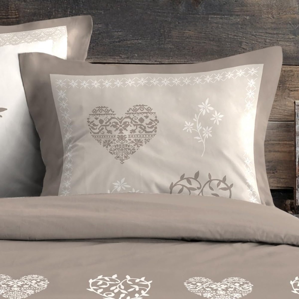 Warm beddengoed in bergstijl
