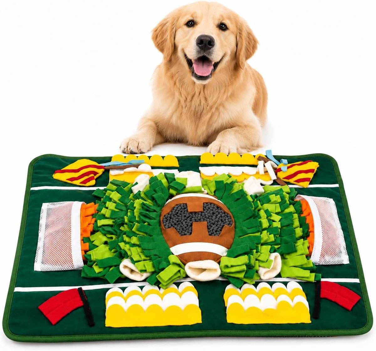 KZQ Snuffelmat voor honden, interactief puzzelspeelgoed - tegengaat verveling, bevordert langzaam eten en mentale stimulatie, geschikt voor alle rassen en maten