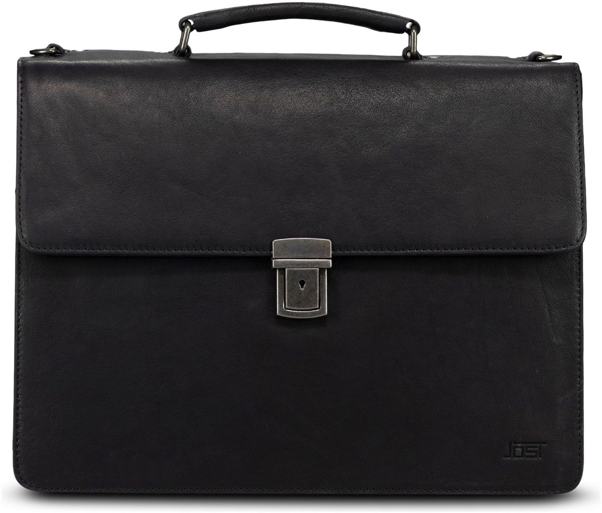 JOST aktetas business tas met laptopvak Glasgow Briefcase 2C Black zwart