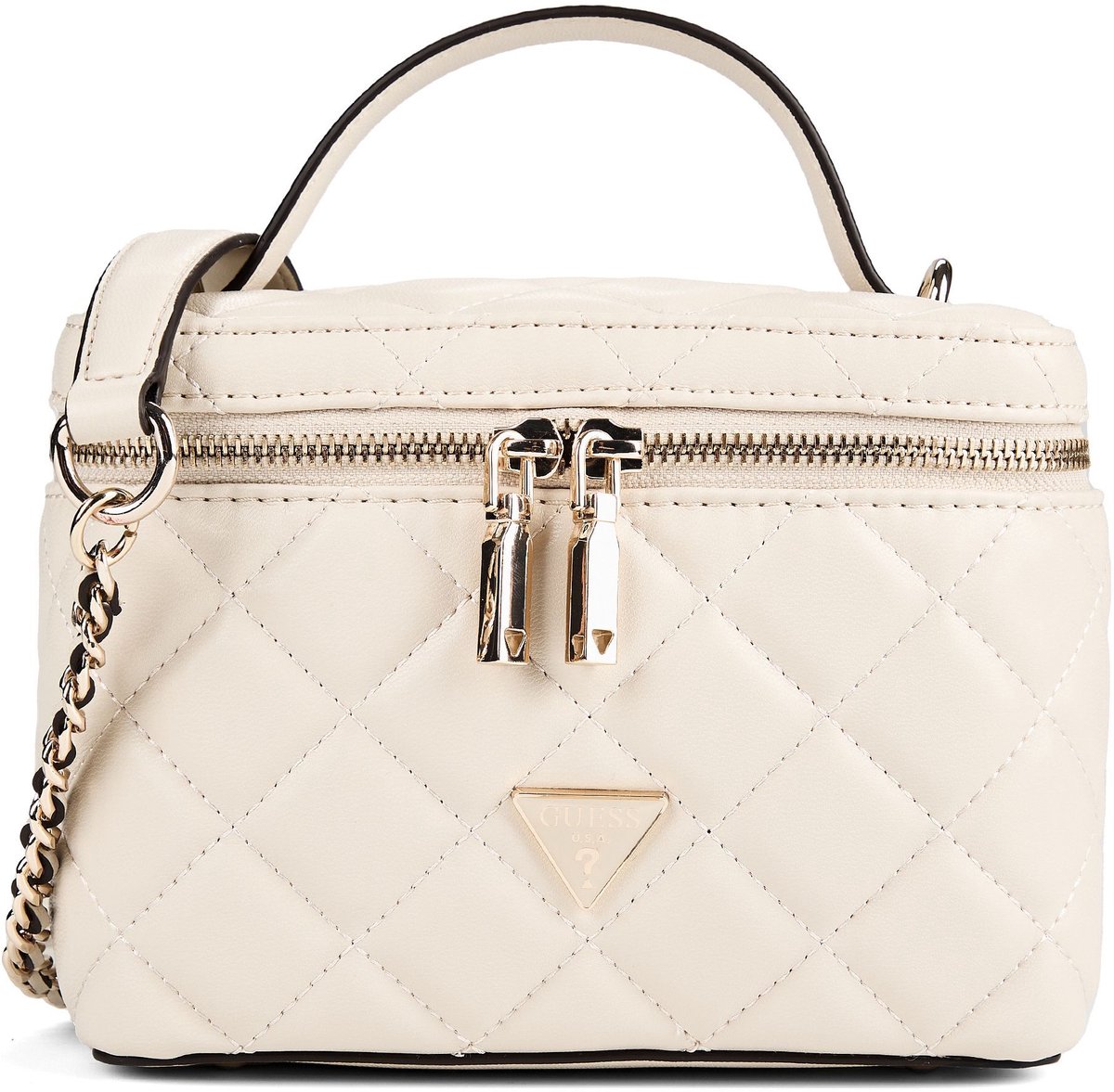 GUESS schoudertas Juliet Hobo Bag Bone beige