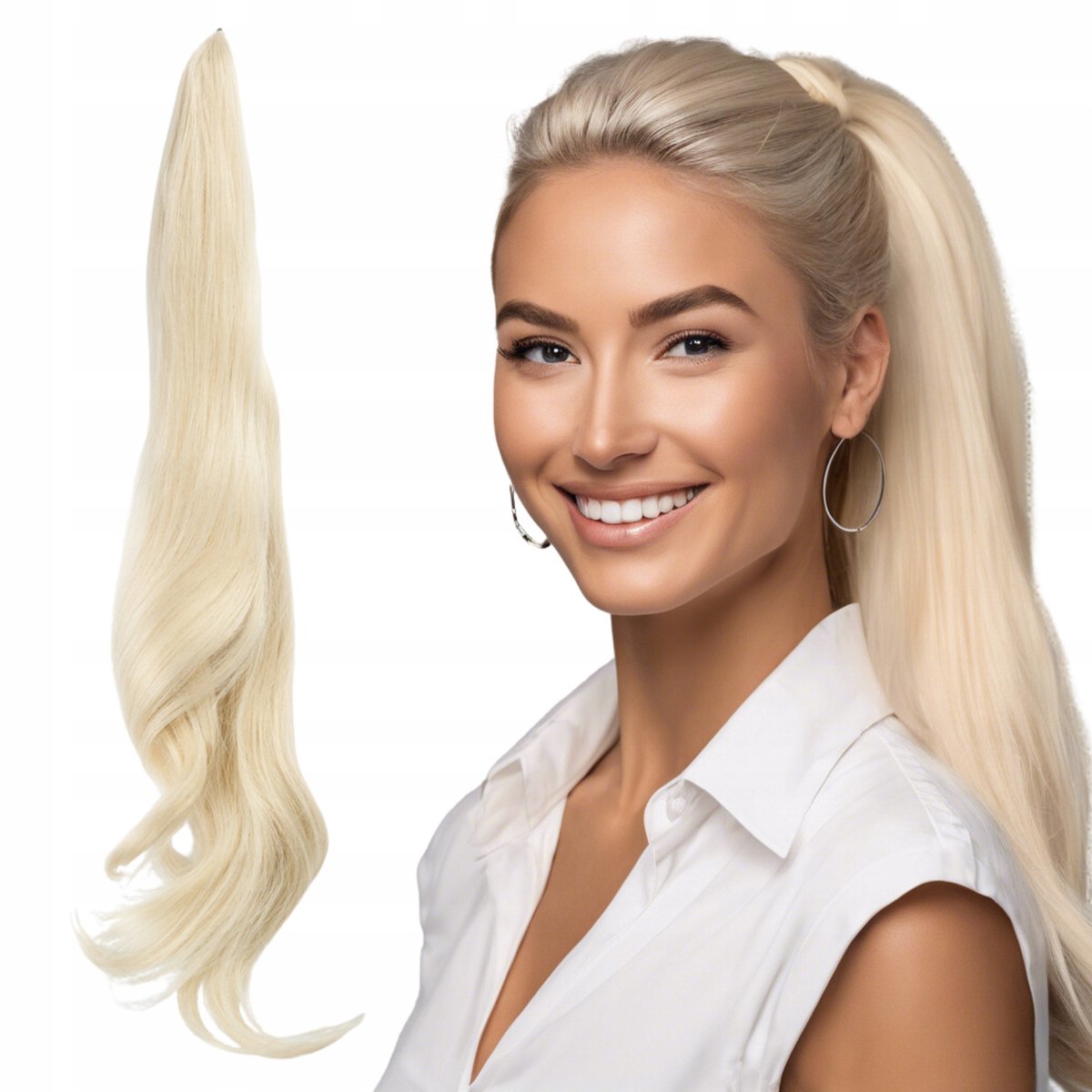 Cameron Hair Synthetische Paardenstaart 75cm #60 Blond