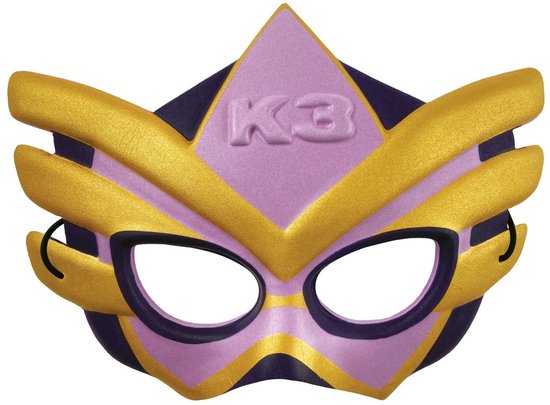K3 - Verkleedmasker - Superhelden - Eva foam masker - Met elastische band