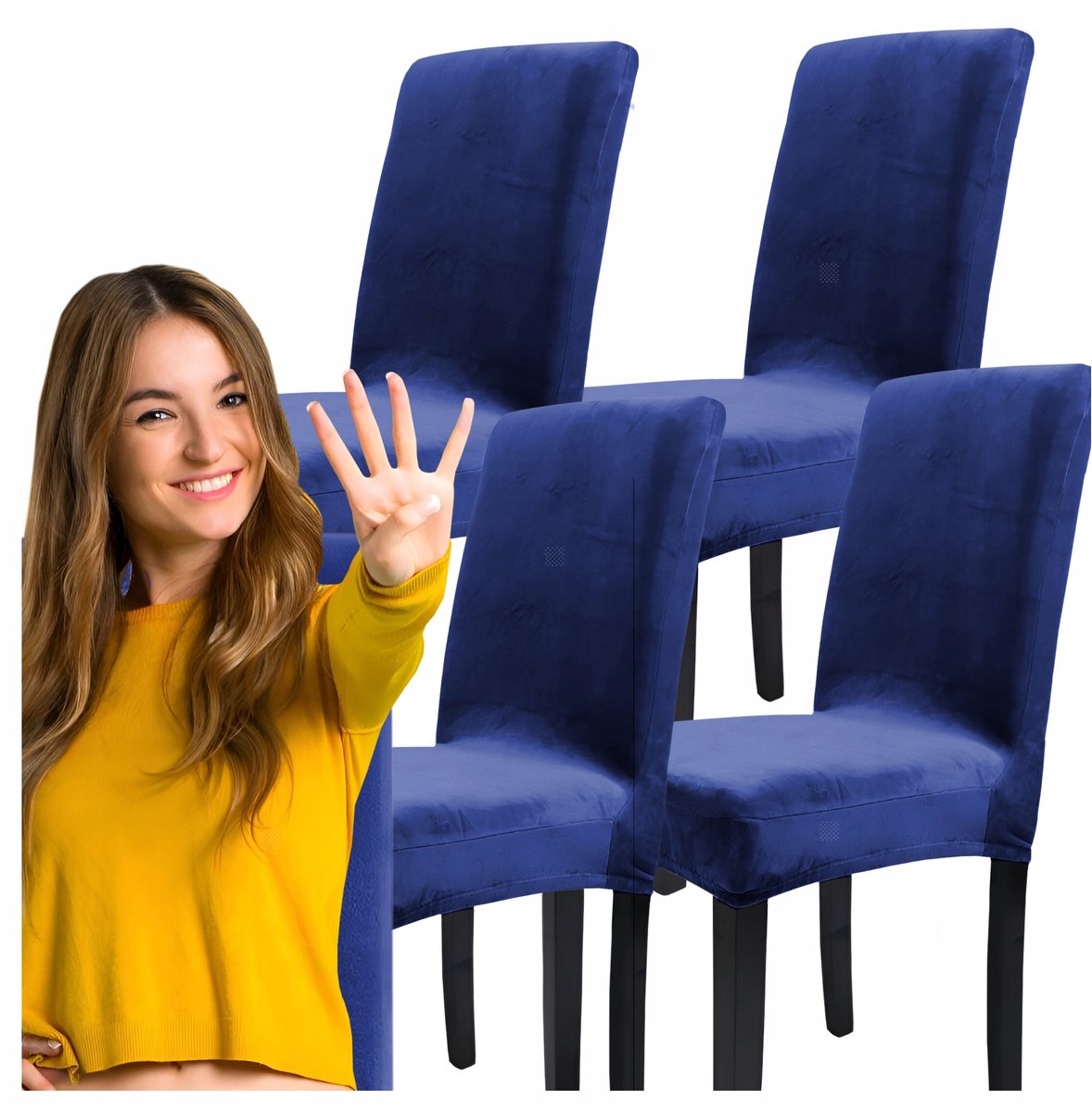 Set van 4x Premium Universele Stoelhoes - Elegante Bescherming
