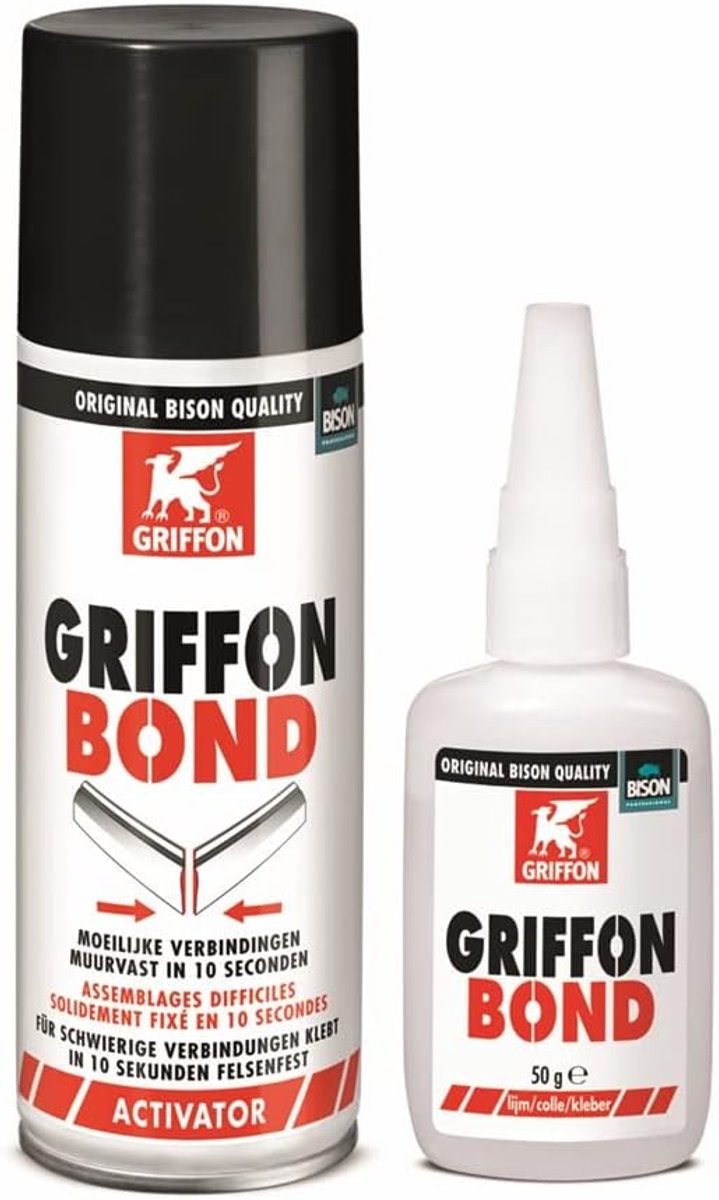 Twecomponenten secondelijm 200ml+50g - universeel - snel en transparant - ideaal voor precisiewerk - ShopVlot