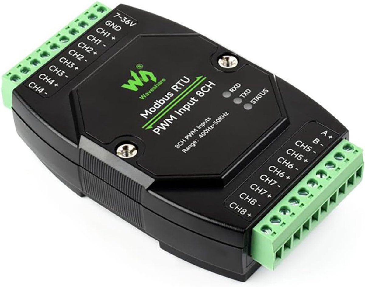 PWM Ingangsmodule 8-kanaals - Modbus RTU - Optocoupler geïsoleerde ingangen - Voor industriële monitoring - ShopVlot