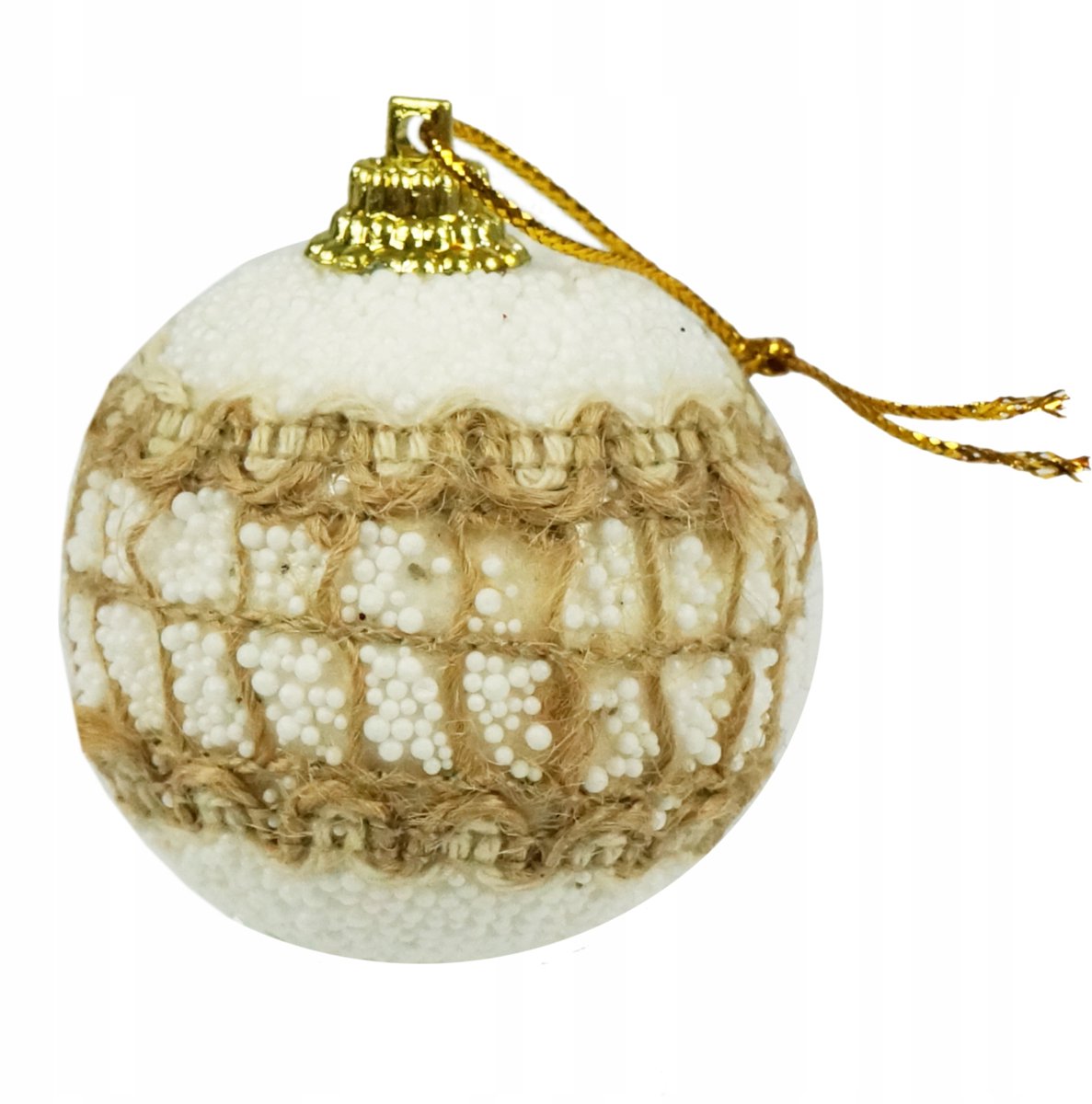 Kerstballen Set 6 stuks 5 cm Boho Stijl Kerstboom Decoratie