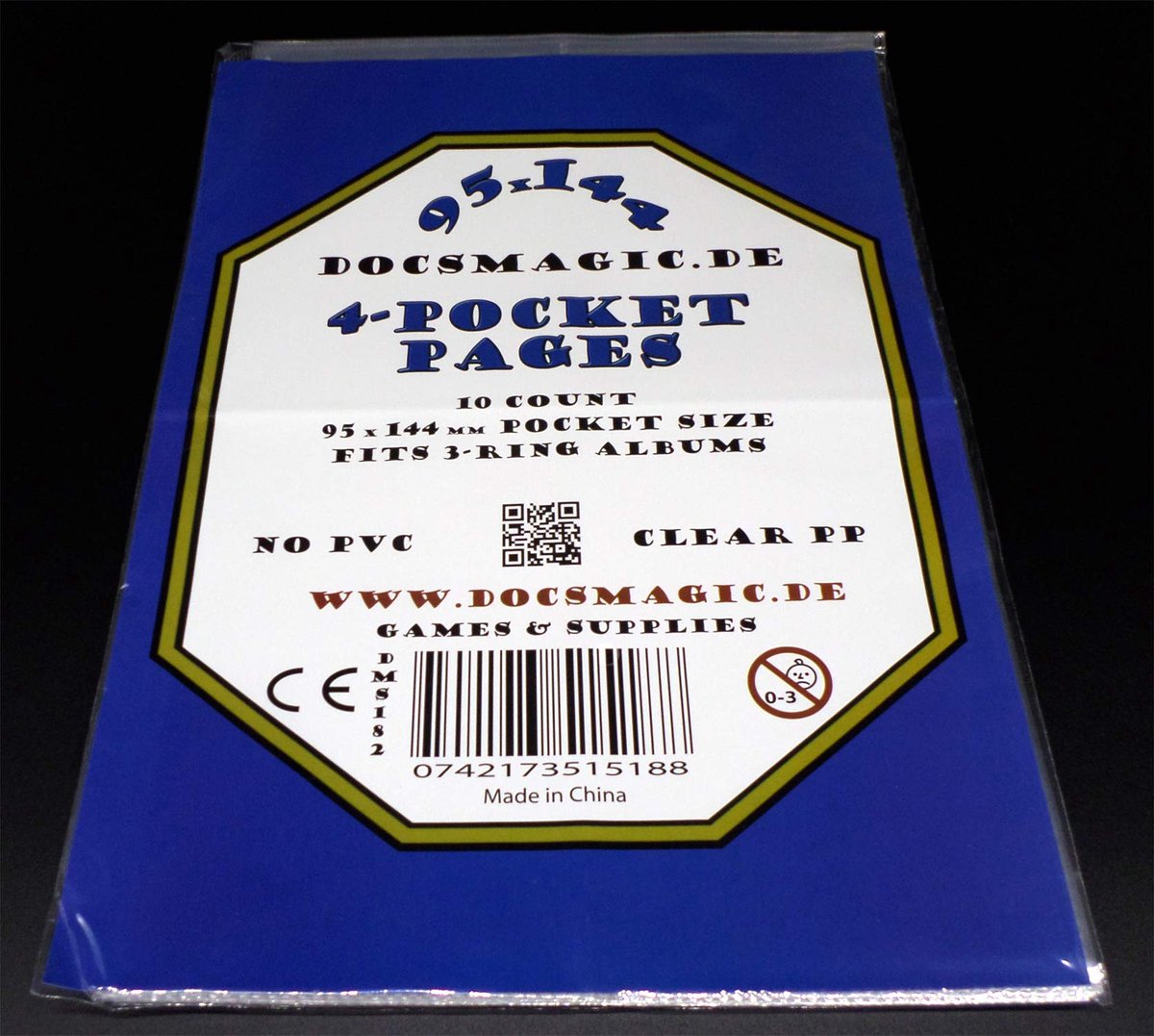 Albumbladen 4-pocket 3,5" x 5,25" - 95 x 144 mm - 11-gats - Voor het veilig opbergen van ansichtkaarten - ShopVlot
