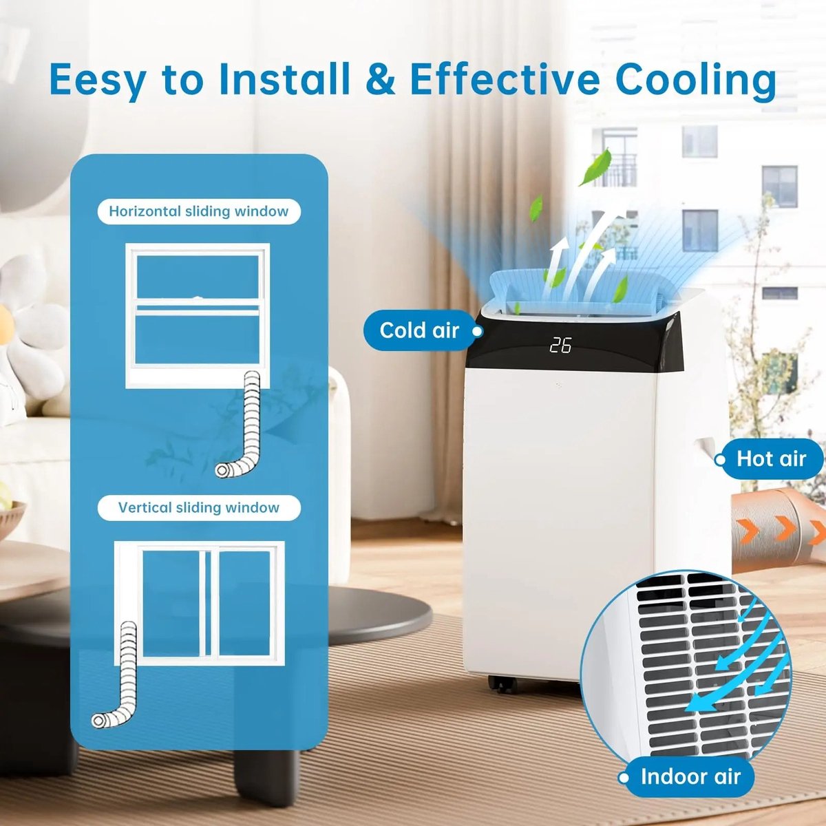 House Of Atelier - Mobiele Airconditioning - Mobiel Koelsysteem thumbnail 4