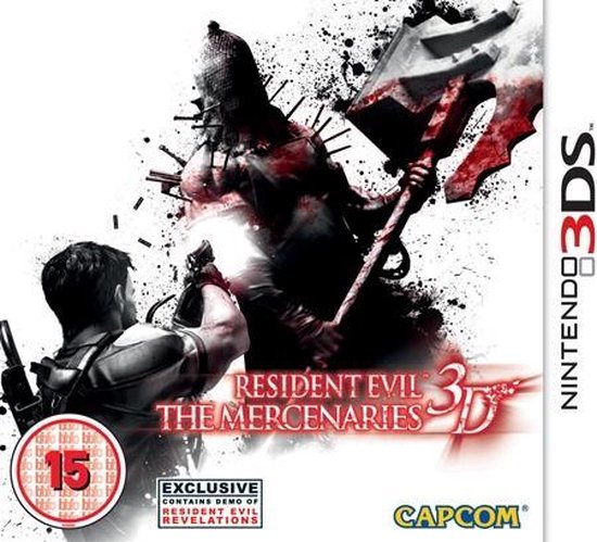 Nintendo Resident Evil: The Mercenaries 3D, 3DS Standaard Duits, Engels, Spaans, Frans, Italiaans Nintendo 3DS