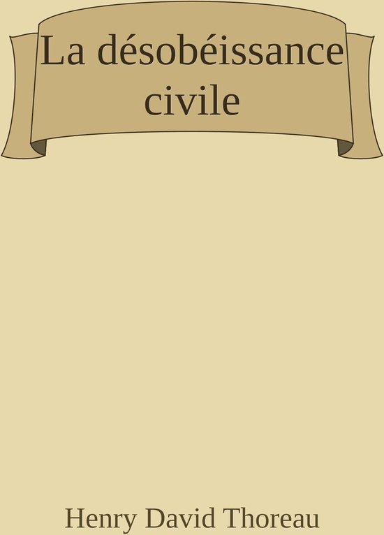 La désobéissance civile - cover