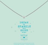 Heart to Get - Hanger Zilver necklace - star zirkon Hanger One-size