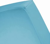 Damai - Hoeslaken (tot 15 cm) - Katoen - 70 x 150 cm - Turqouise