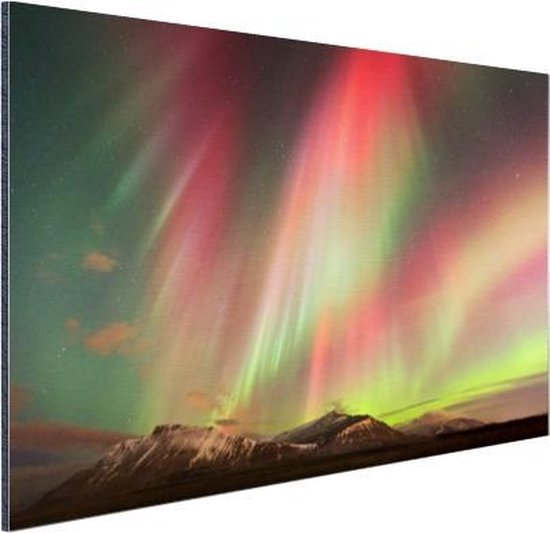 Northern lights explosion Aluminium 60x40 cm - Tirage photo sur aluminium (décoration murale en métal)