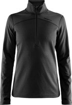 Craft Pin Halfzip Wintersportpully Dames - Black