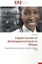 Omn.Univ.Europ.- Capital Humain Et Développement Local En Afrique