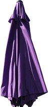 Parasol - 270 cm - slinger- en knik-mechanisme - Paars
